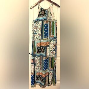 Bohemian Patchwork Maxi Dress